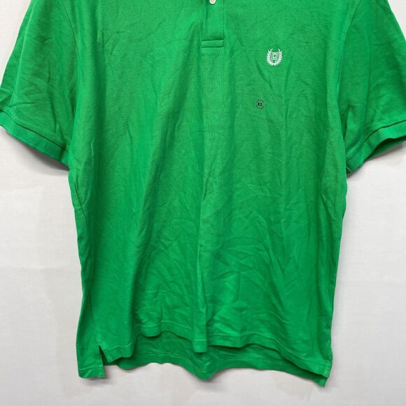 NWT Chaps Men Short Sleeve Polo Shirt Top Size XL X-Large Green B367 -25 - Picture 11 of 15